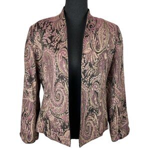Vintage 90s Baroque Open Style Blazer